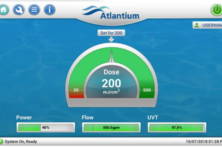 Atlantium Systems Controller RAS Aquaculture