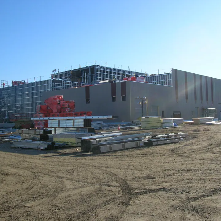 Outside the Ruth Burnett Sport Fish Hatchery