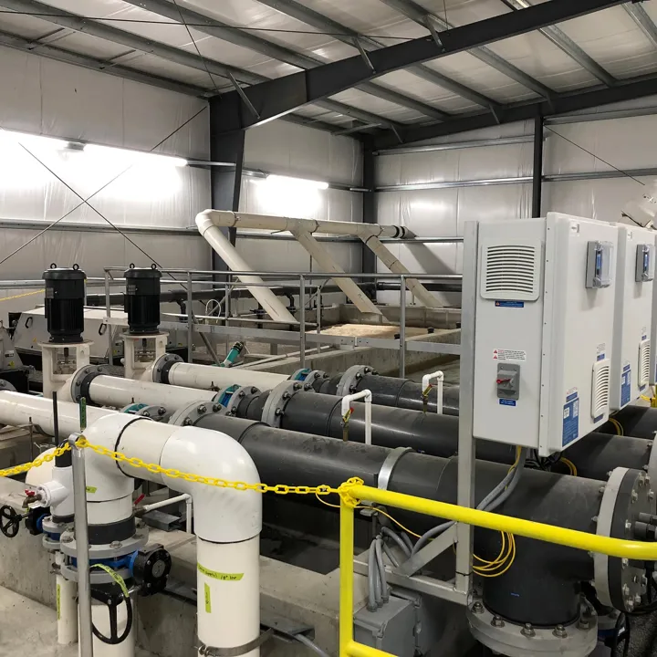 Recirculating Aquaculture System Hydrotech Drum Filter Oxygen