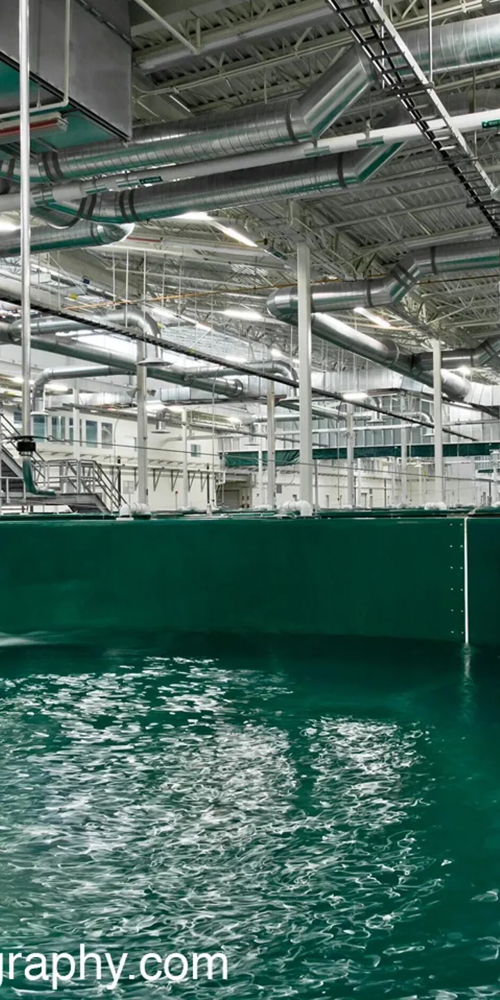 Hatchery Using RAS Recirculating Aquaculture System Hydrotech Drum Filter Aquaculture