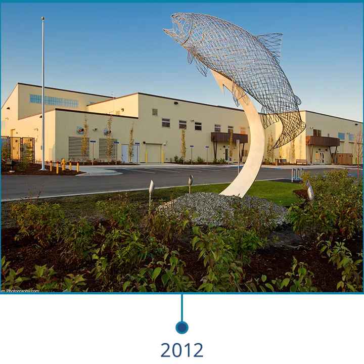 State of Alaska William Jack Hernandez Hatchery, Anchorage, AK is completed in 2012