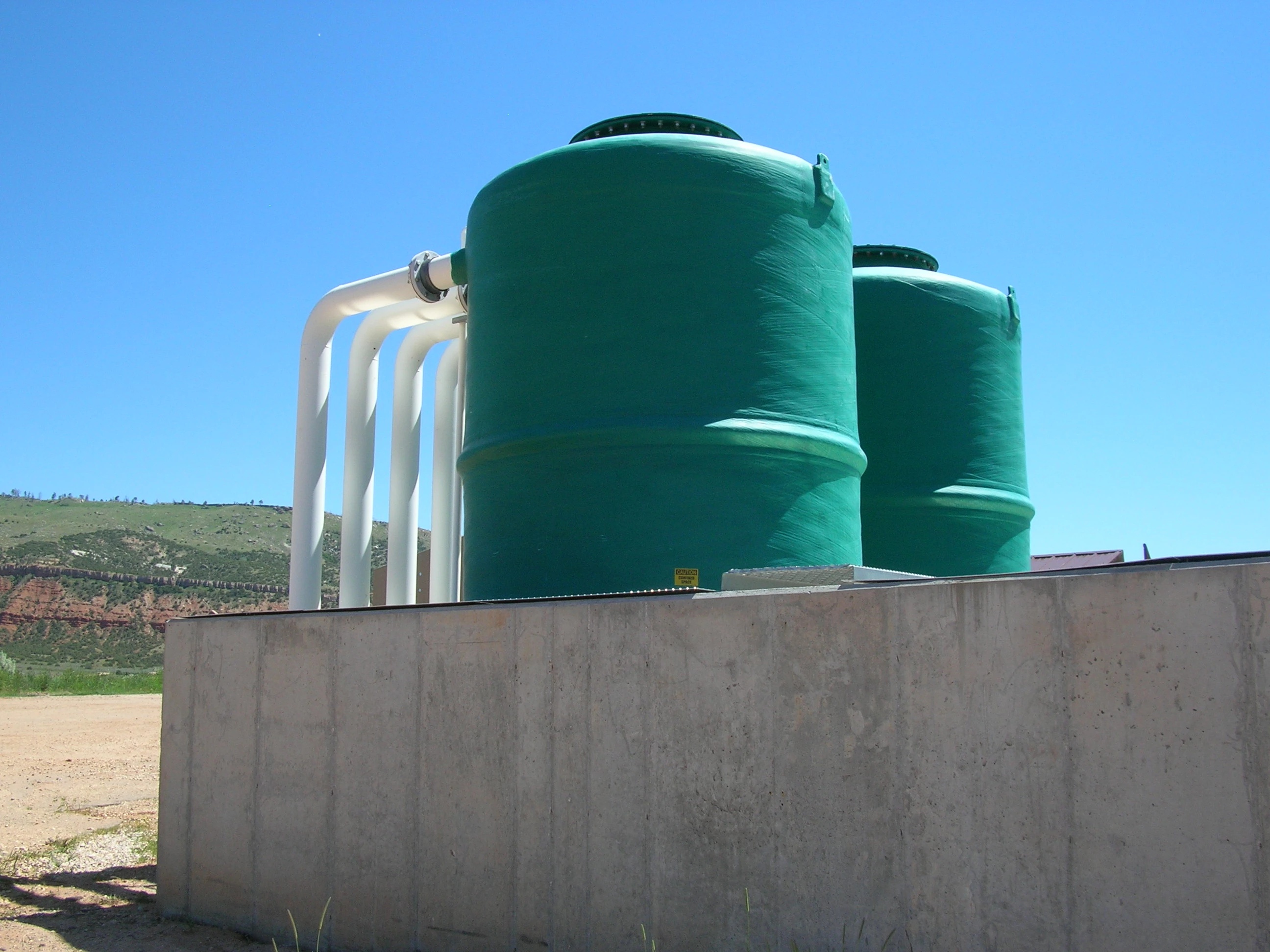 PPC Columns at a Hatchery in Wyoming