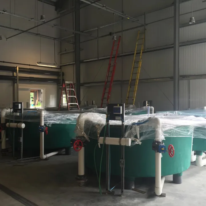 RAS Recirculating Aquaculture System Design Hydrotech Drum Filter At The Southern Southeast Regional Aquaculture Association