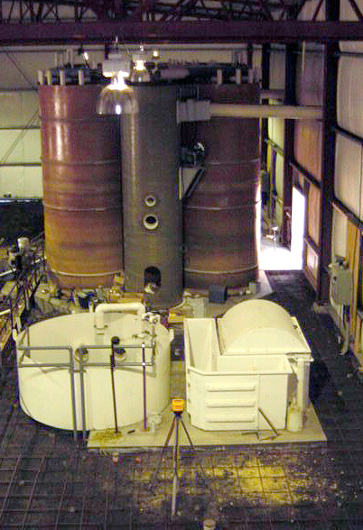 RAS recirculating aquaculture system Pressurized Packed Columns aquaculture at Wolf Creek Hatchery