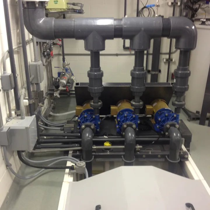 RAS recirculating aquaculture system Hydrotech drum filter aquaculture