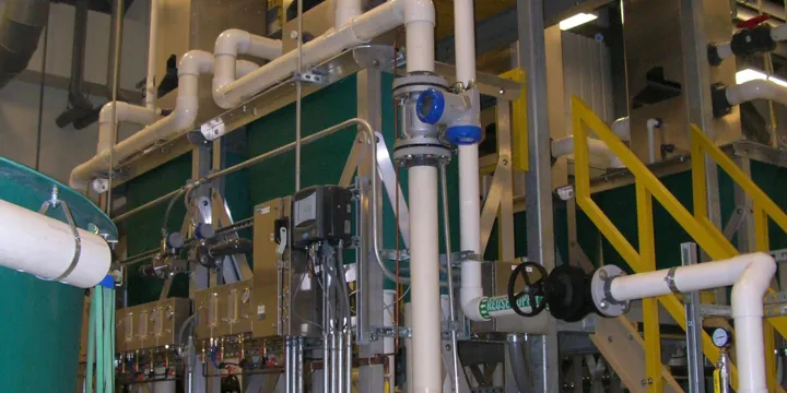 Pressure Packed Columns Hydrotech Drum Filter Aquaculture At The Ruth Burnett Fish Hatchery