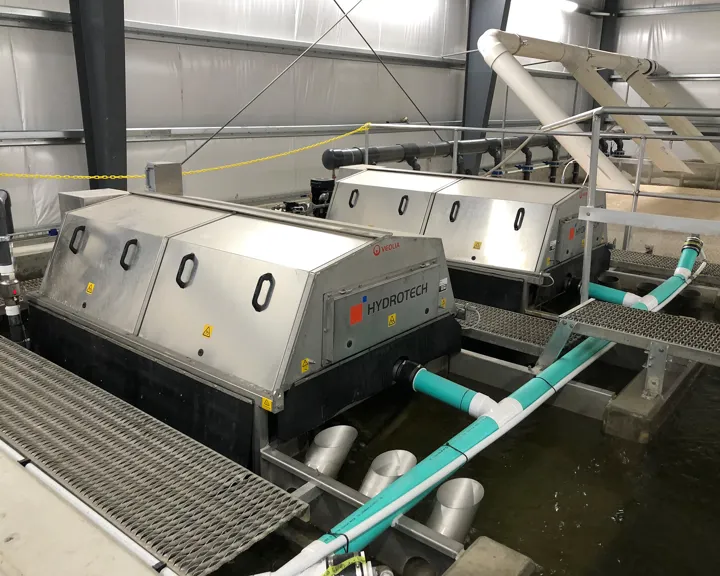 Hydrotech filter at Nechako White Sturgeon Conservation Center
