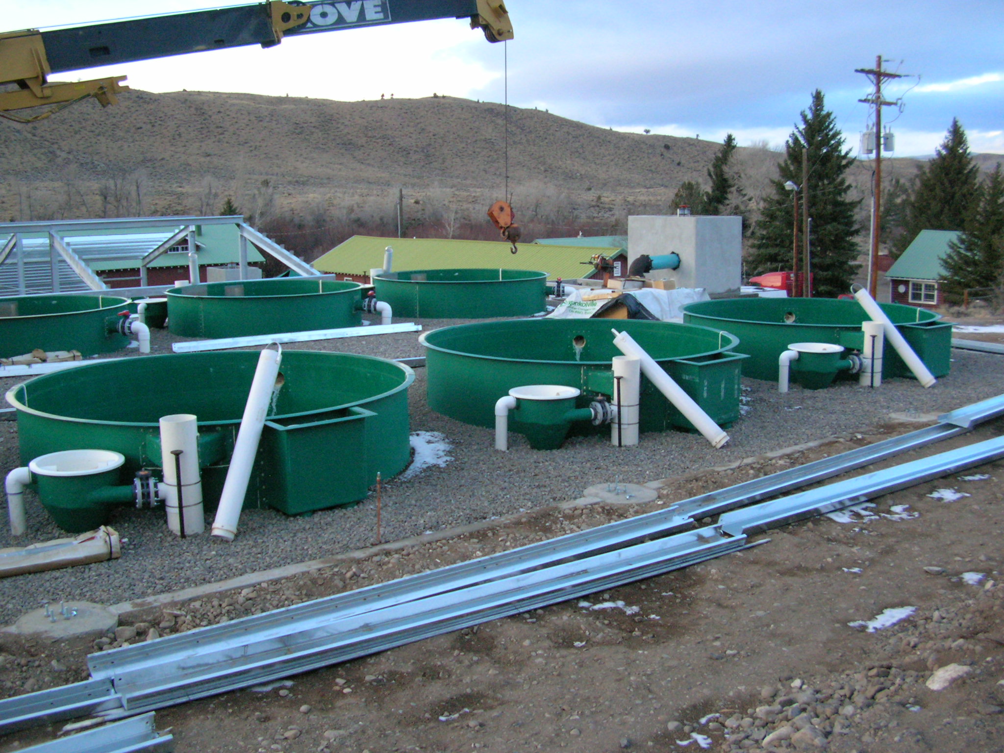 Culture recirculating aquaculture system Tanks from PR Aqua
