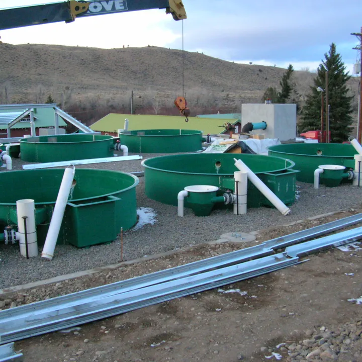 Culture recirculating aquaculture system Tanks from PR Aqua