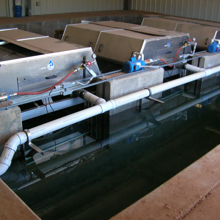 Fish hatchery systems at the Dan Speas Fish Hatchery